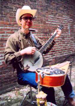dork with banjo